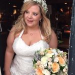 Gorgeous Stevie on her wedding day