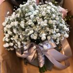Simple Gyp wedding bouquet