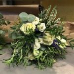 Simple wild wedding bouquet