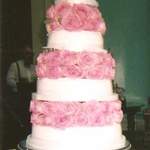 Dressed Wedding Cake